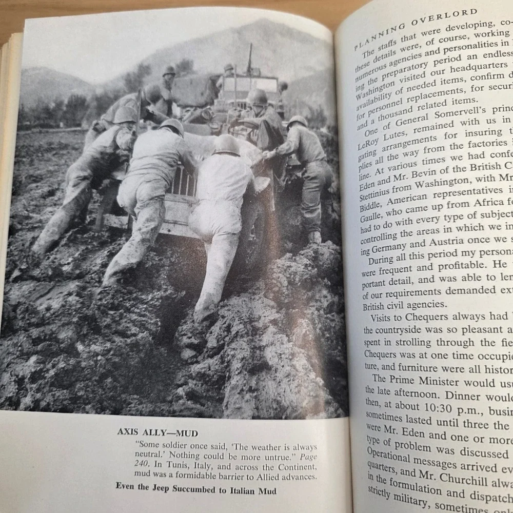 Crusade In Europe By Dwight D. Eisenhower 1948 Doubleday & Company 1st Ed HC